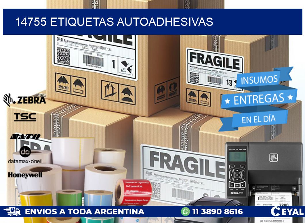 14755 ETIQUETAS AUTOADHESIVAS
