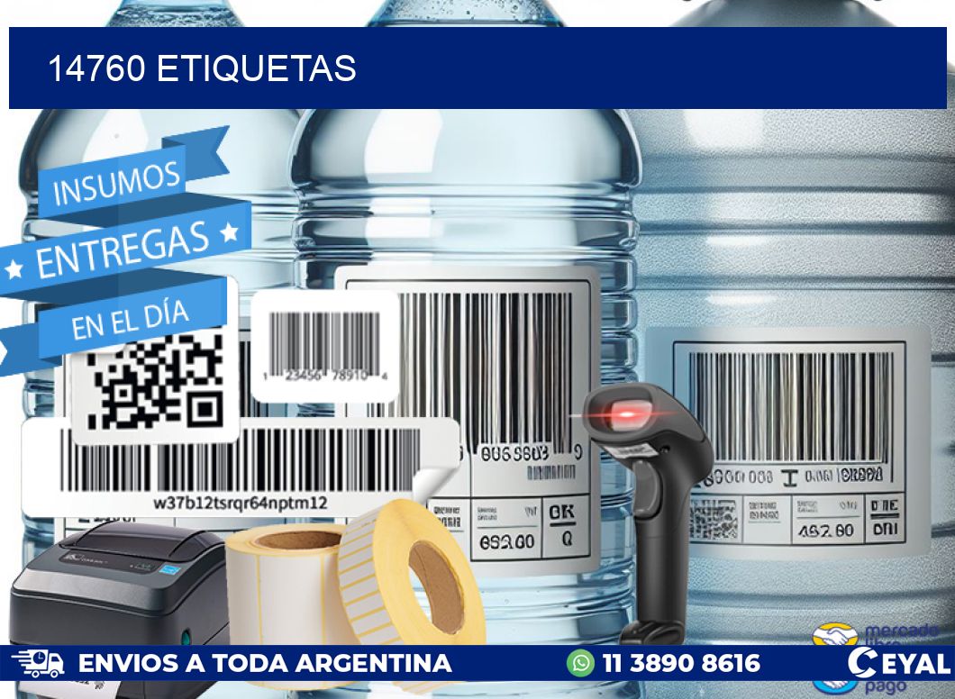 14760 ETIQUETAS