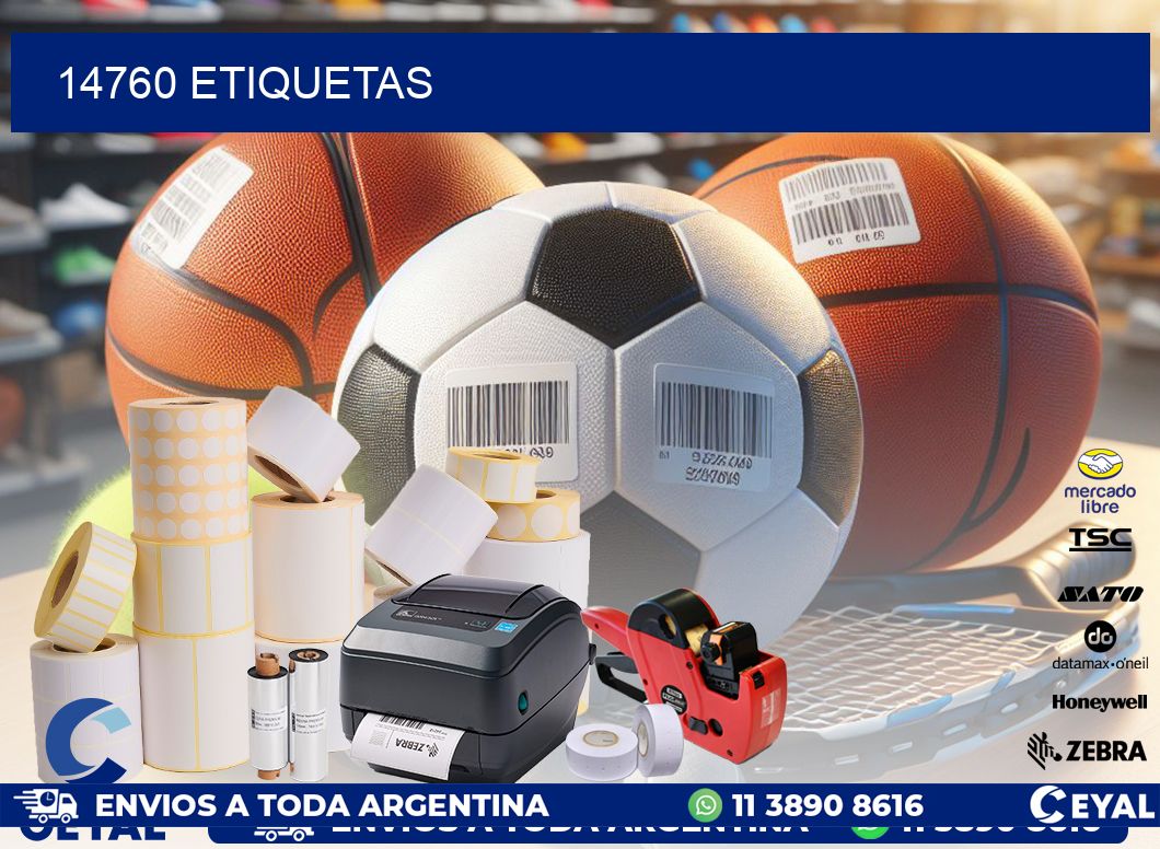 14760 ETIQUETAS