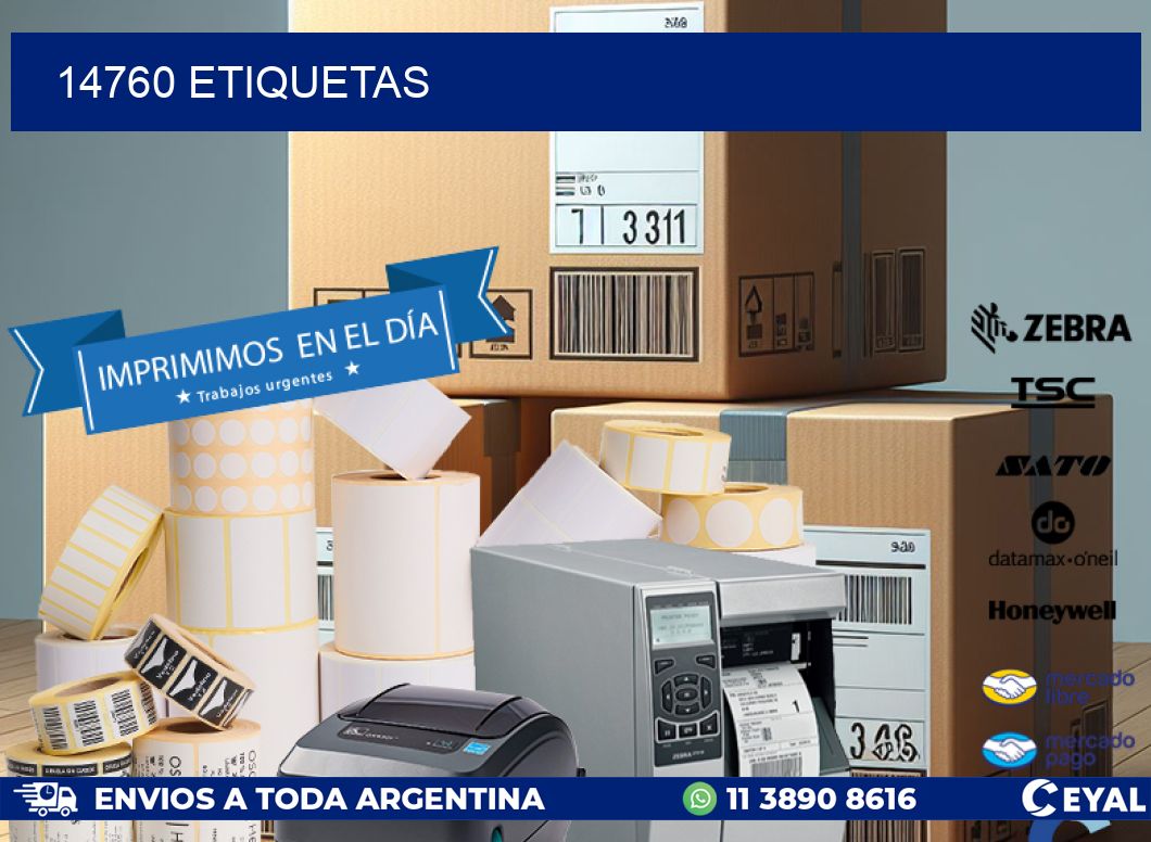 14760 ETIQUETAS