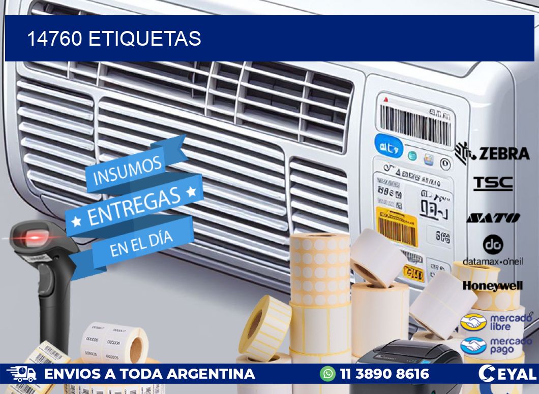14760 ETIQUETAS