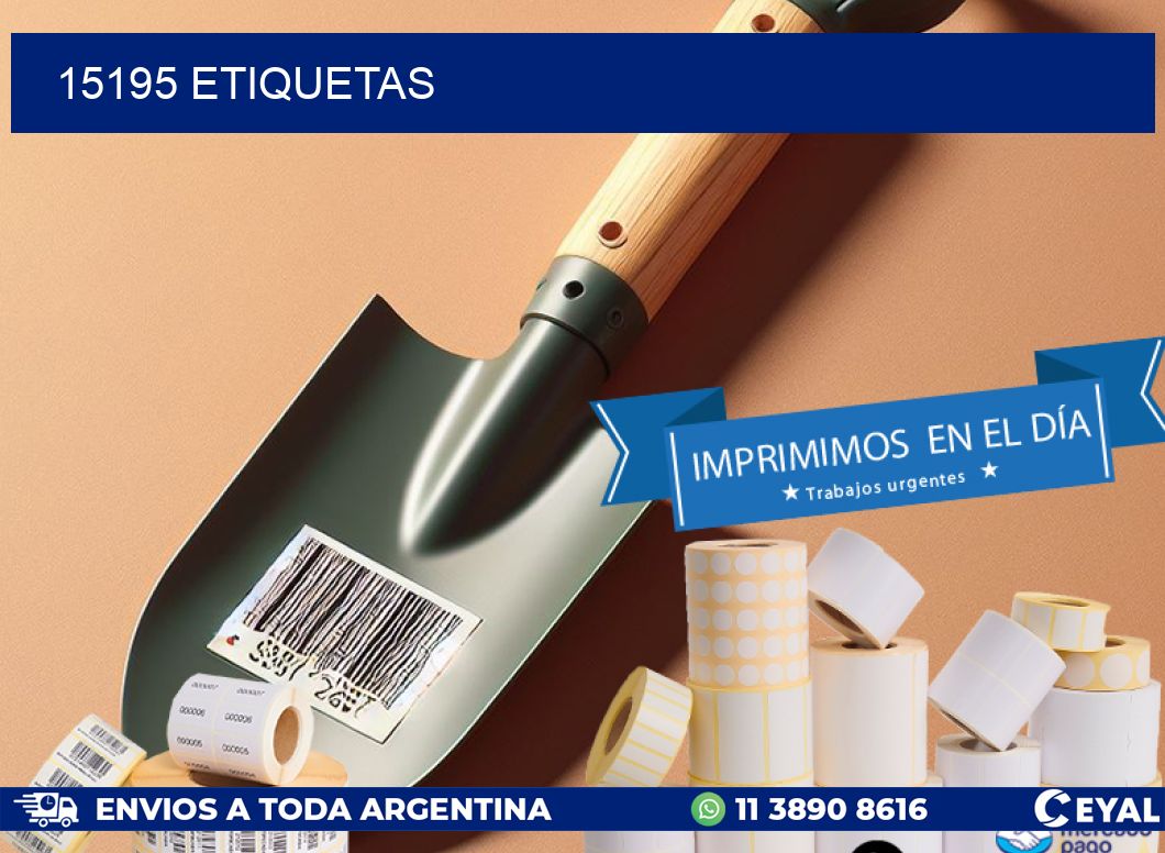 15195 ETIQUETAS