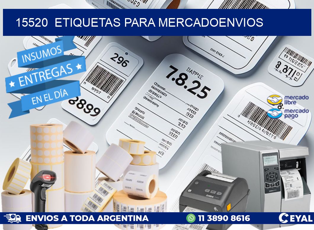 15520  ETIQUETAS PARA MERCADOENVIOS
