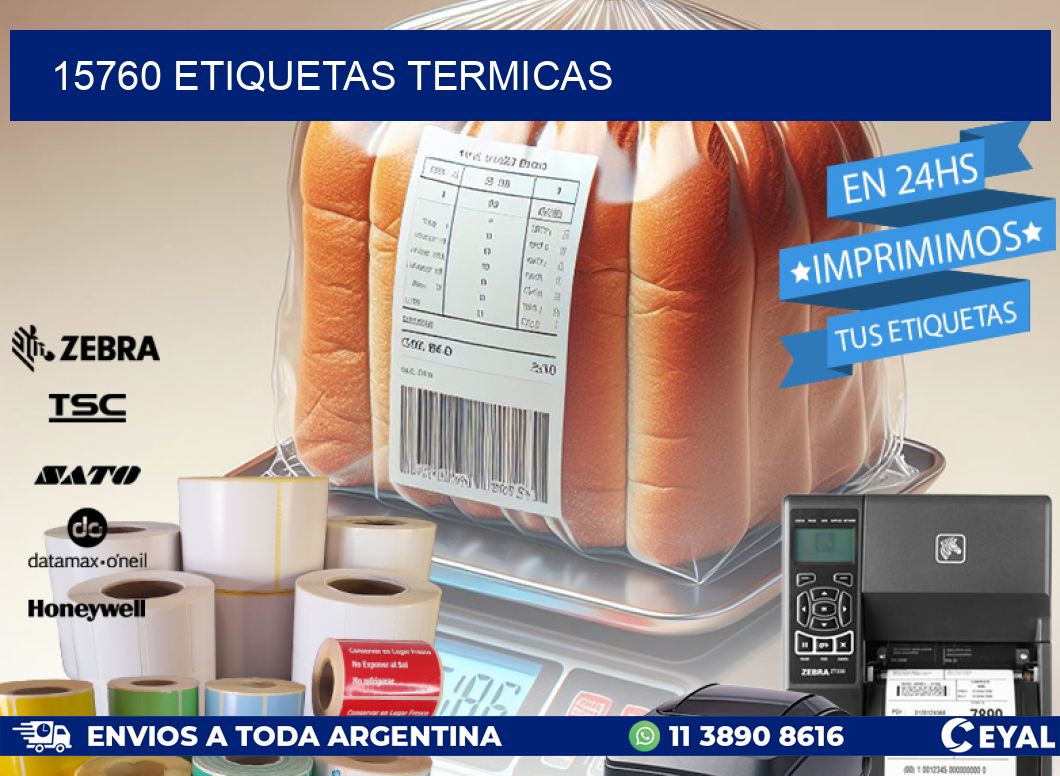 15760 ETIQUETAS TERMICAS
