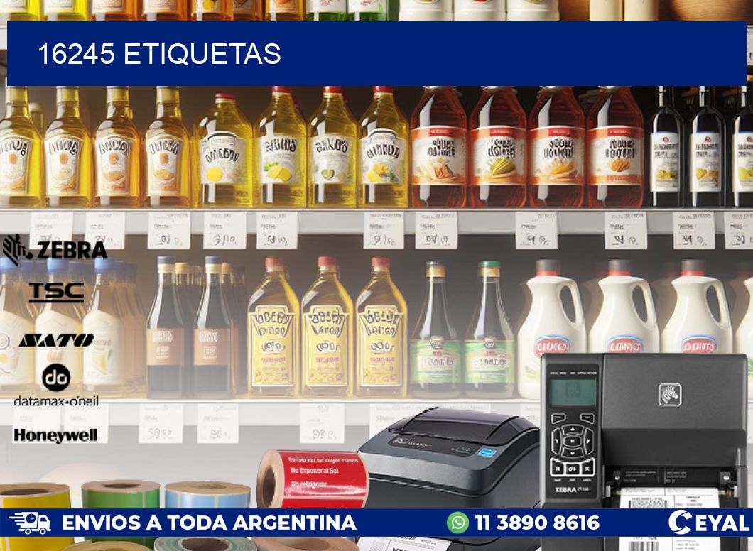 16245 ETIQUETAS