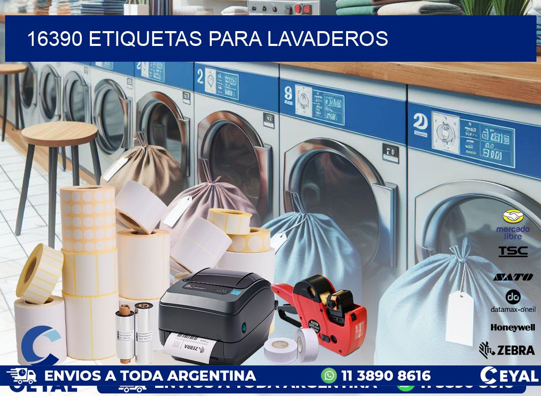 16390 ETIQUETAS PARA LAVADEROS