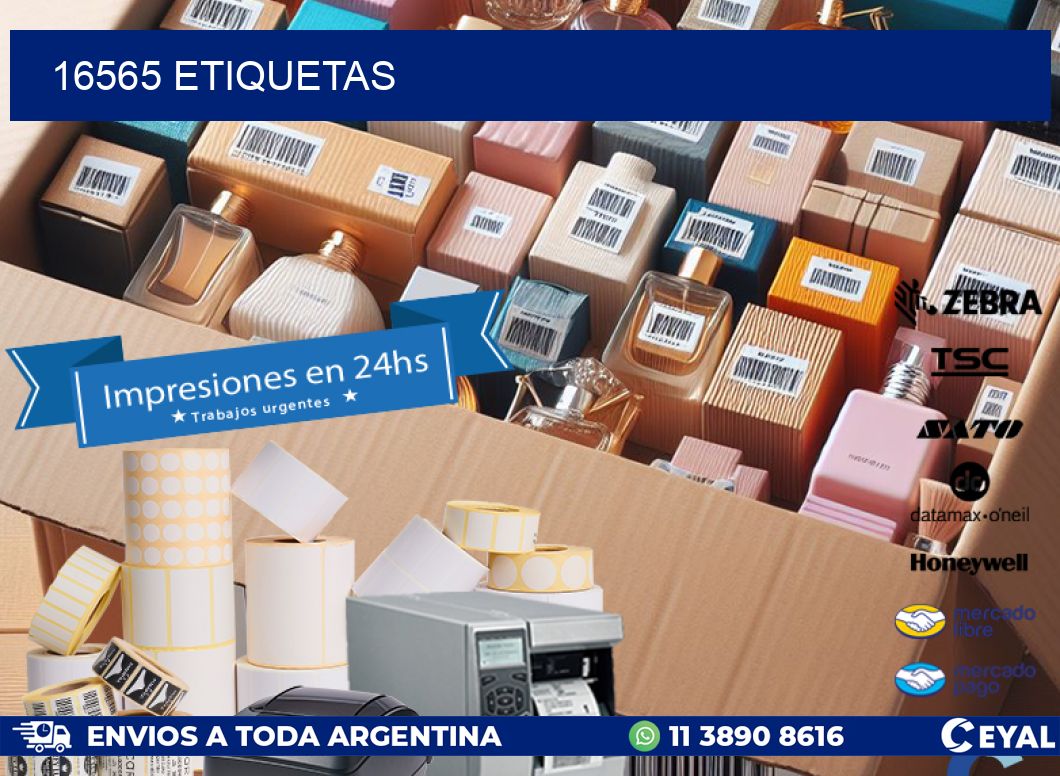 16565 ETIQUETAS