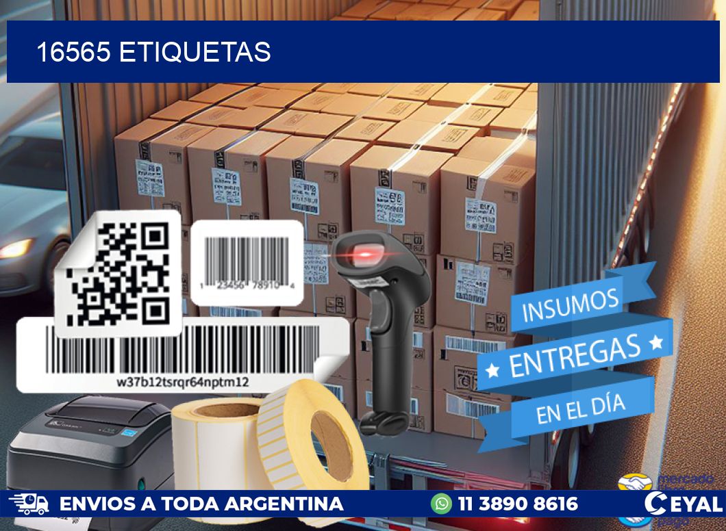 16565 ETIQUETAS