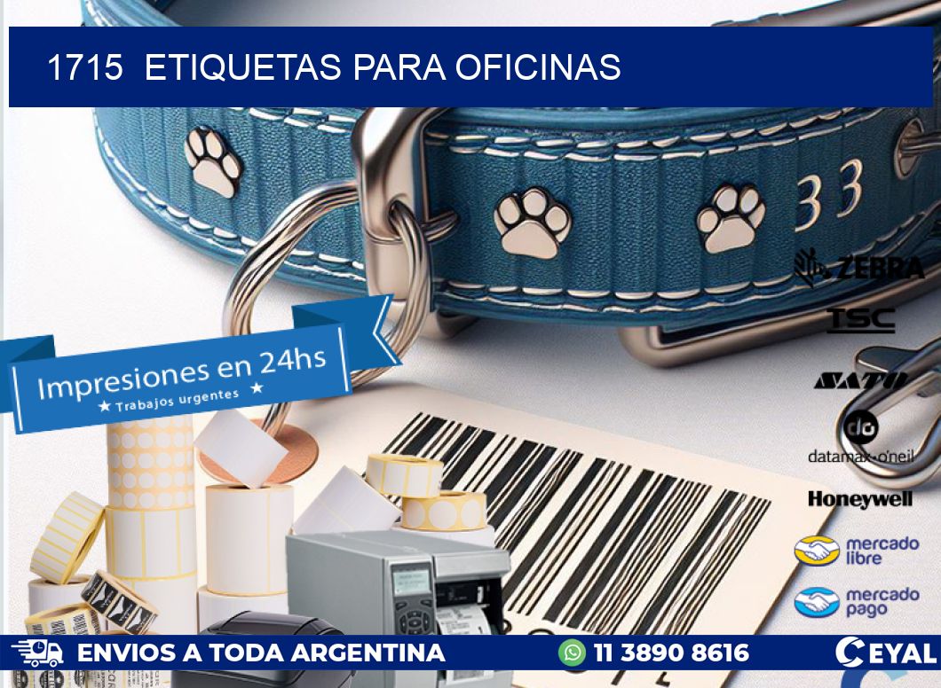 1715  ETIQUETAS PARA OFICINAS