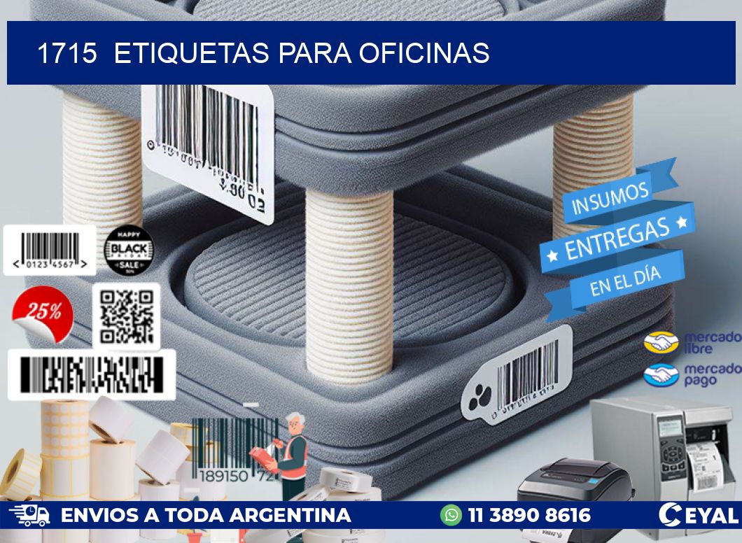 1715  ETIQUETAS PARA OFICINAS