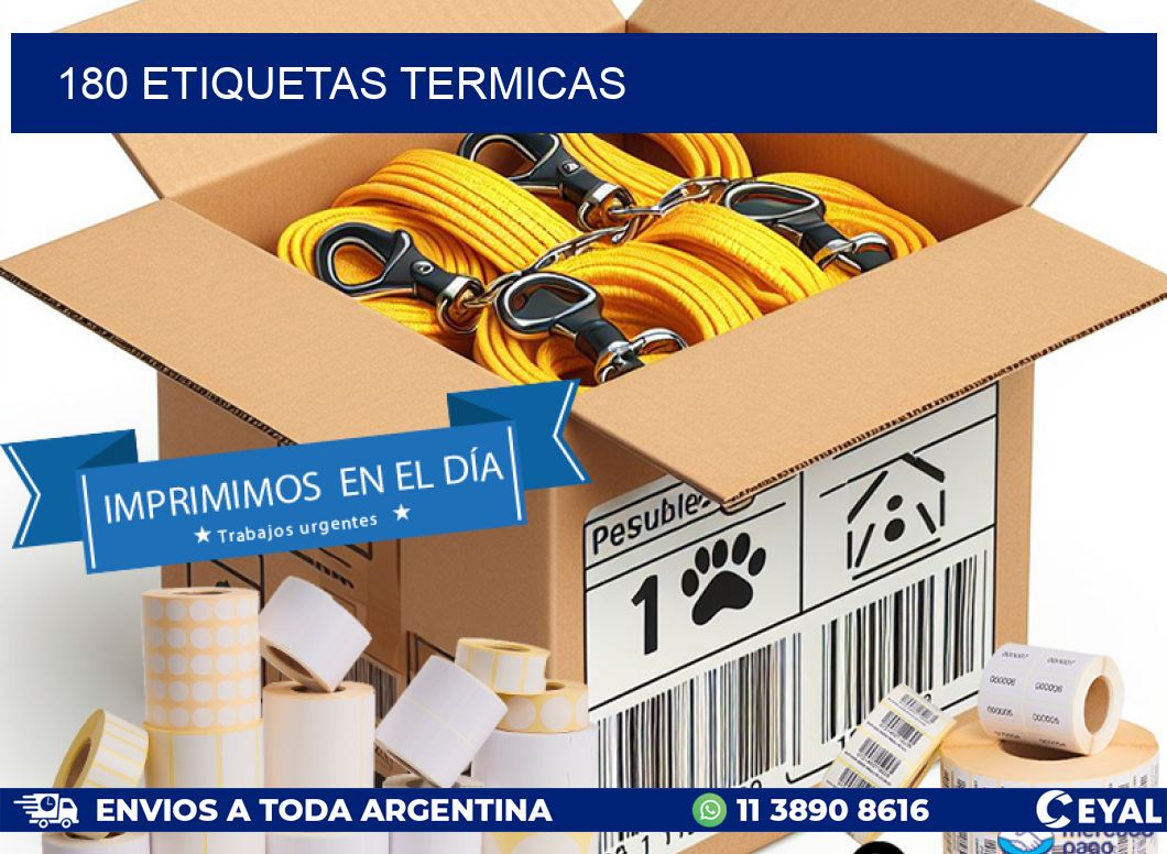 180 ETIQUETAS TERMICAS