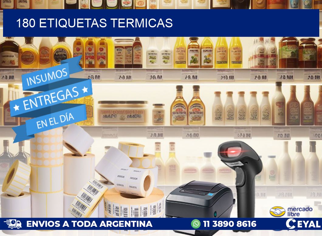 180 ETIQUETAS TERMICAS