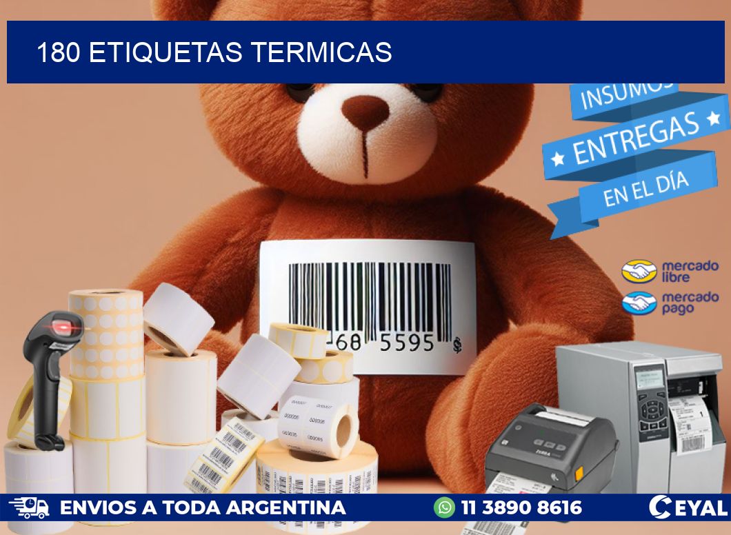 180 ETIQUETAS TERMICAS