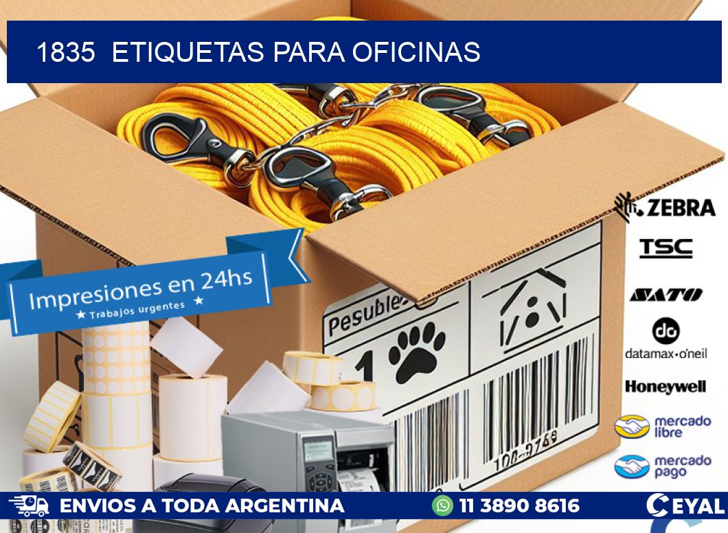 1835  ETIQUETAS PARA OFICINAS