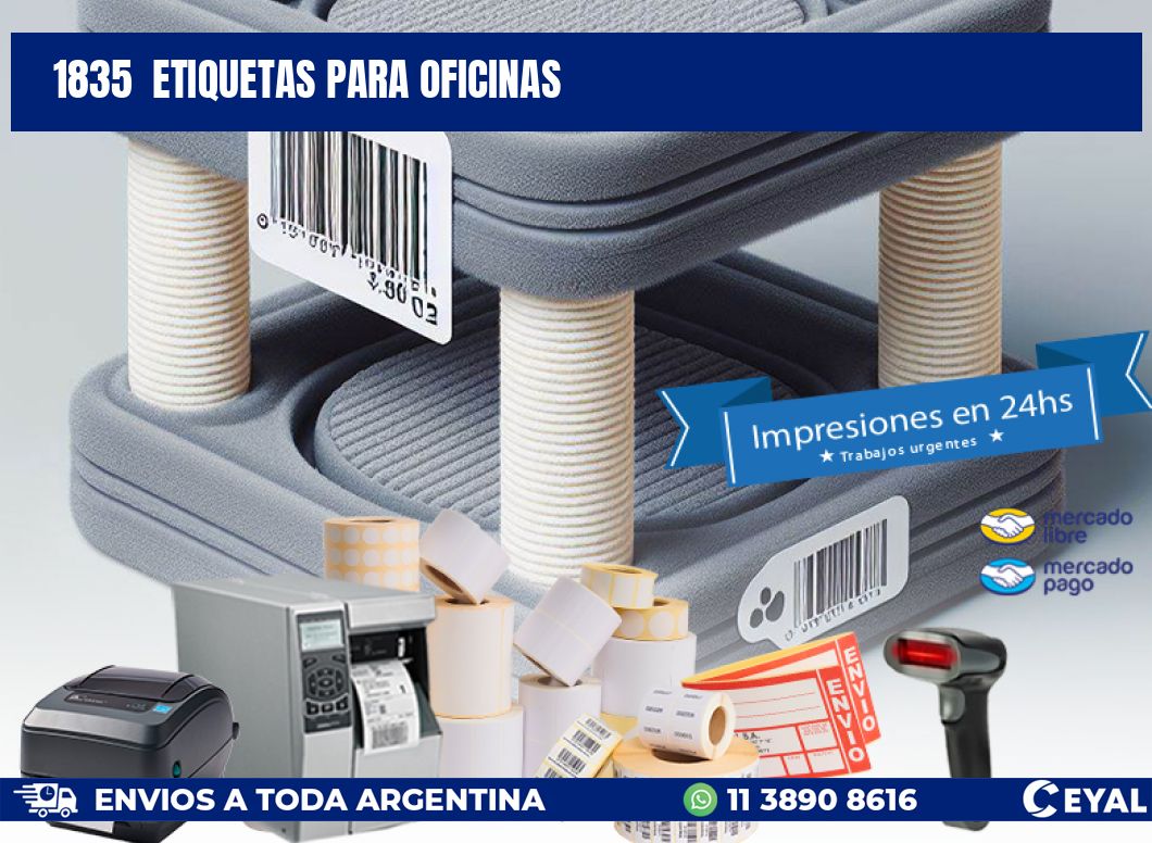 1835  ETIQUETAS PARA OFICINAS