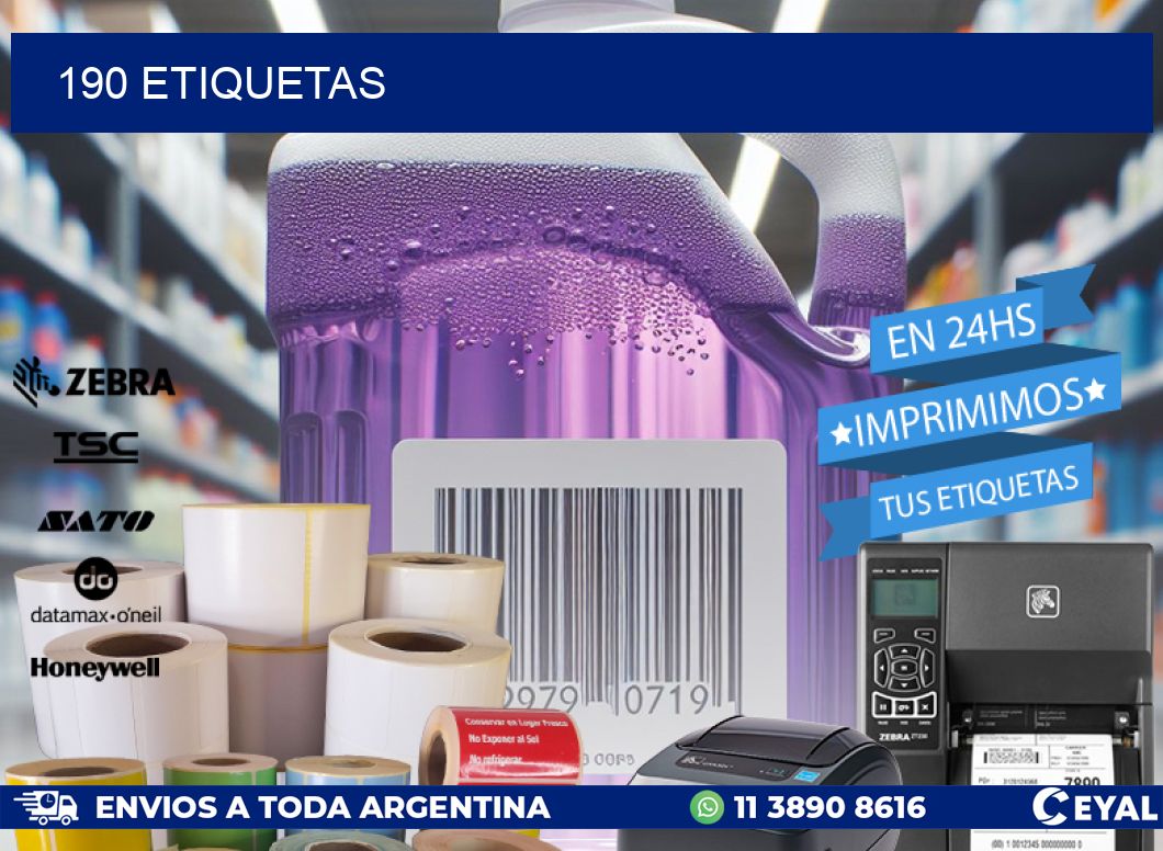 190 ETIQUETAS