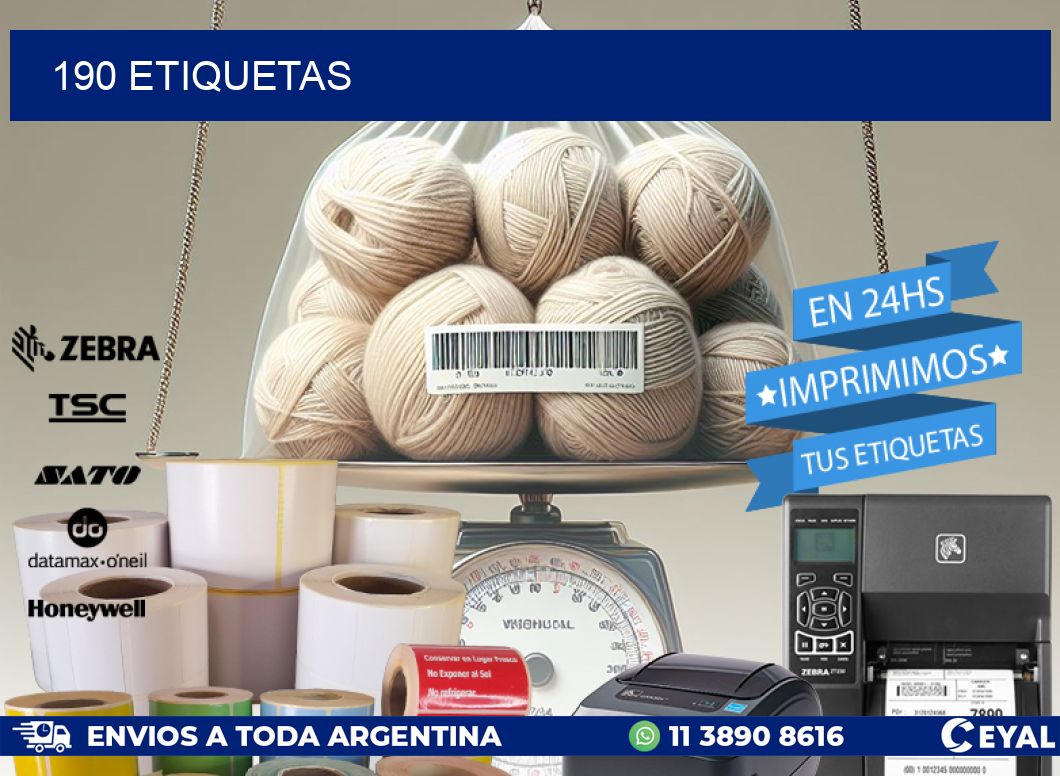 190 ETIQUETAS