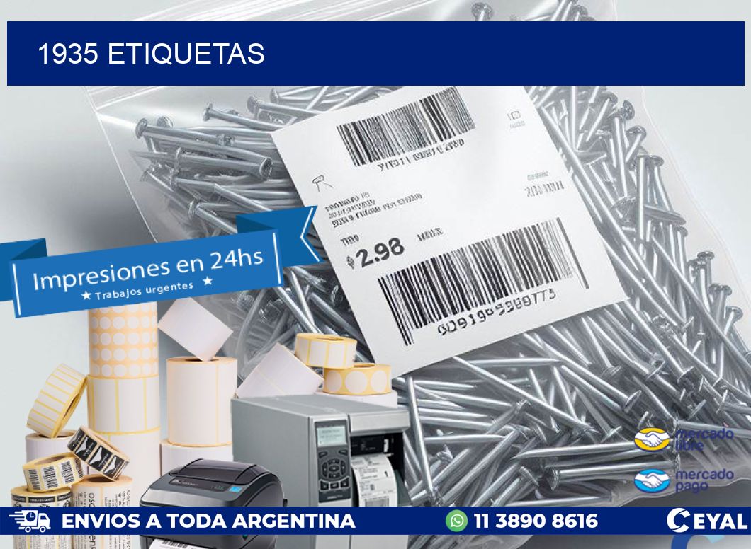 1935 ETIQUETAS