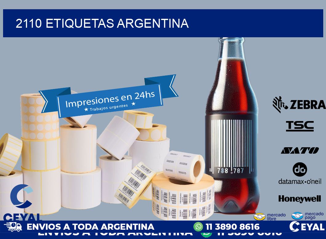 2110 ETIQUETAS ARGENTINA