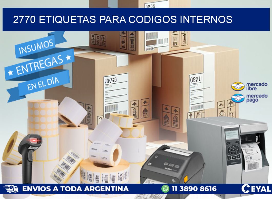 2770 ETIQUETAS PARA CODIGOS INTERNOS