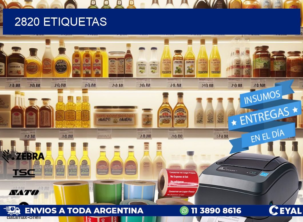 2820 ETIQUETAS