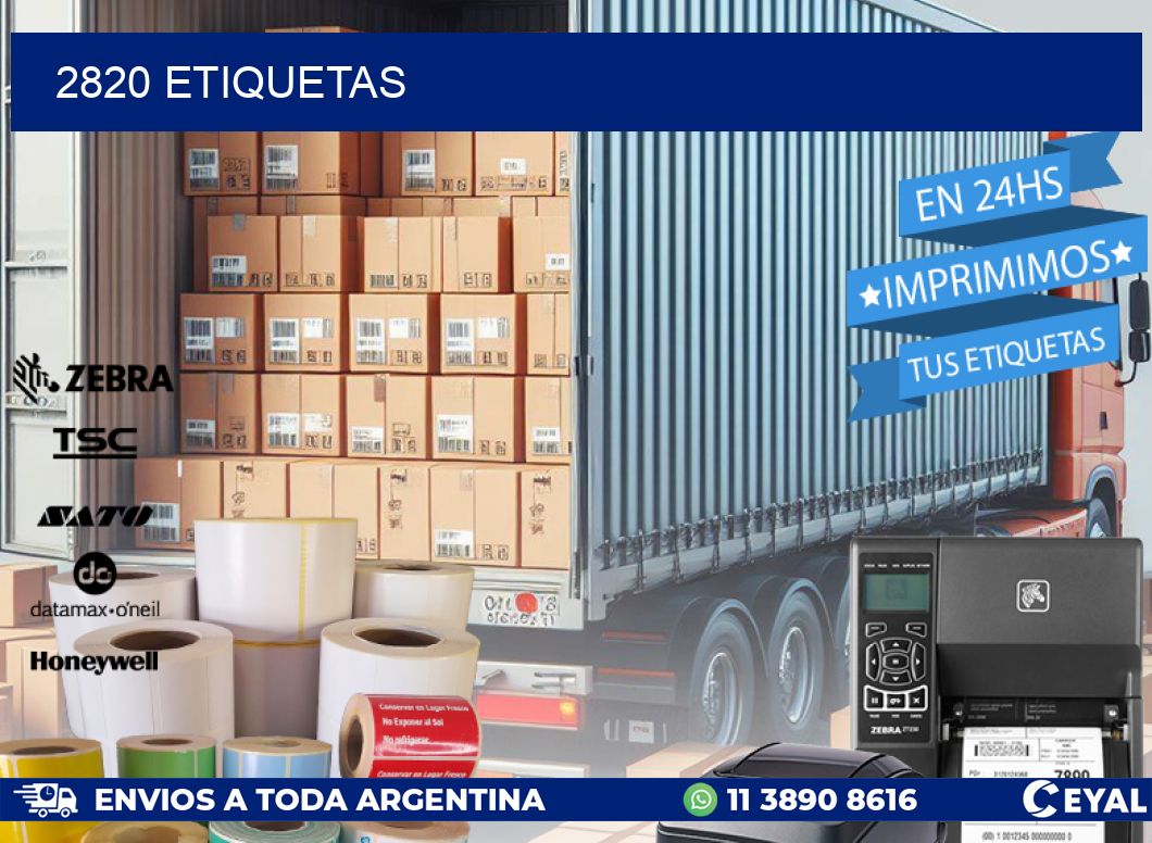 2820 ETIQUETAS