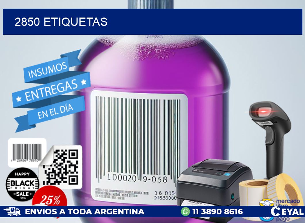 2850 ETIQUETAS