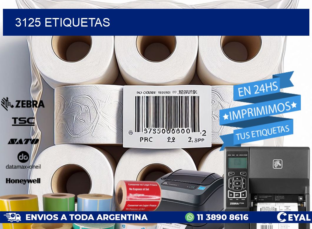 3125 ETIQUETAS