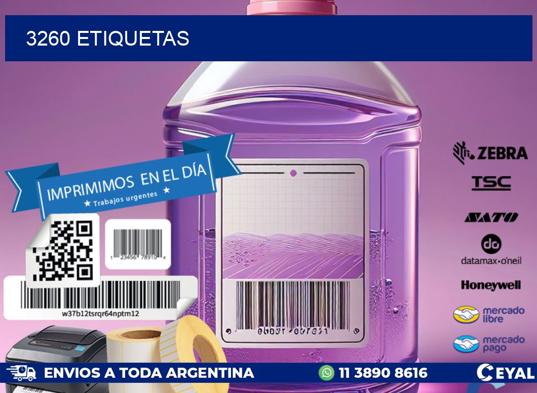 3260 ETIQUETAS