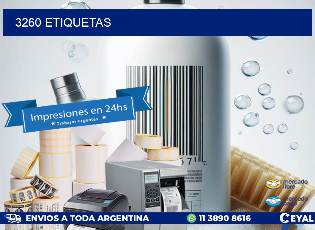 3260 ETIQUETAS