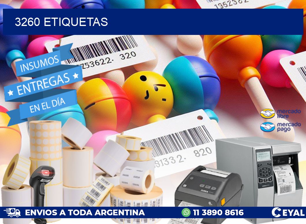 3260 ETIQUETAS