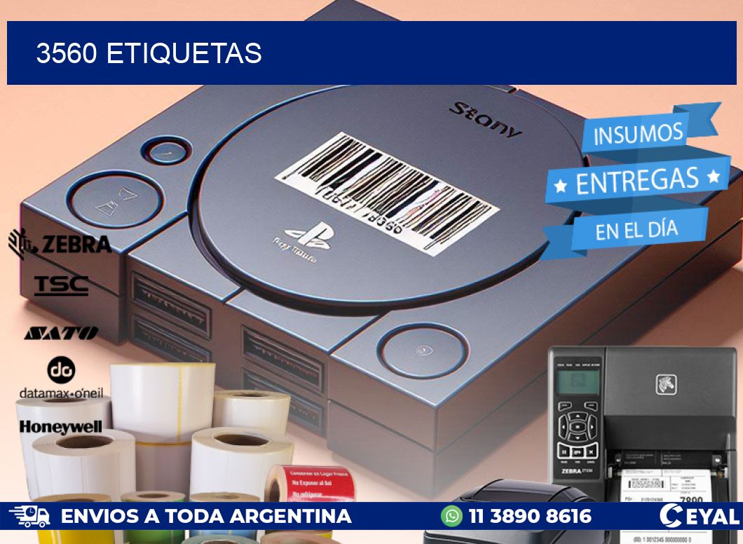 3560 ETIQUETAS