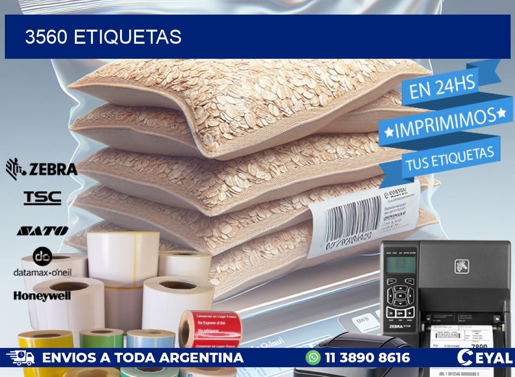 3560 ETIQUETAS
