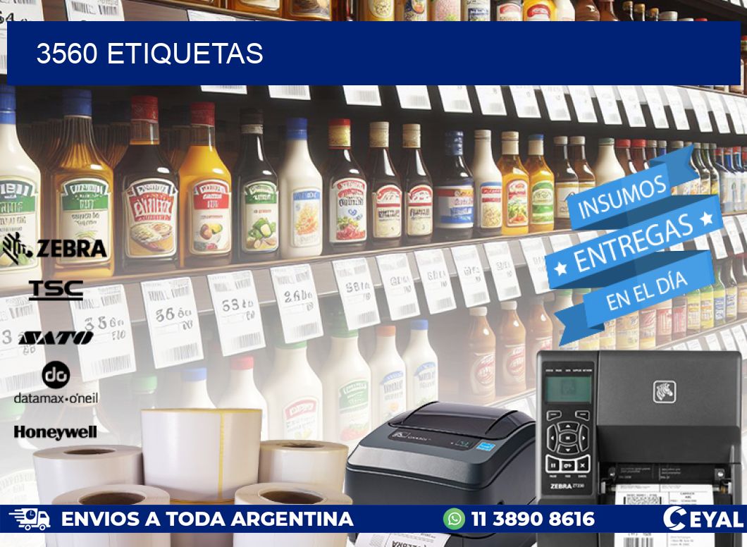 3560 ETIQUETAS