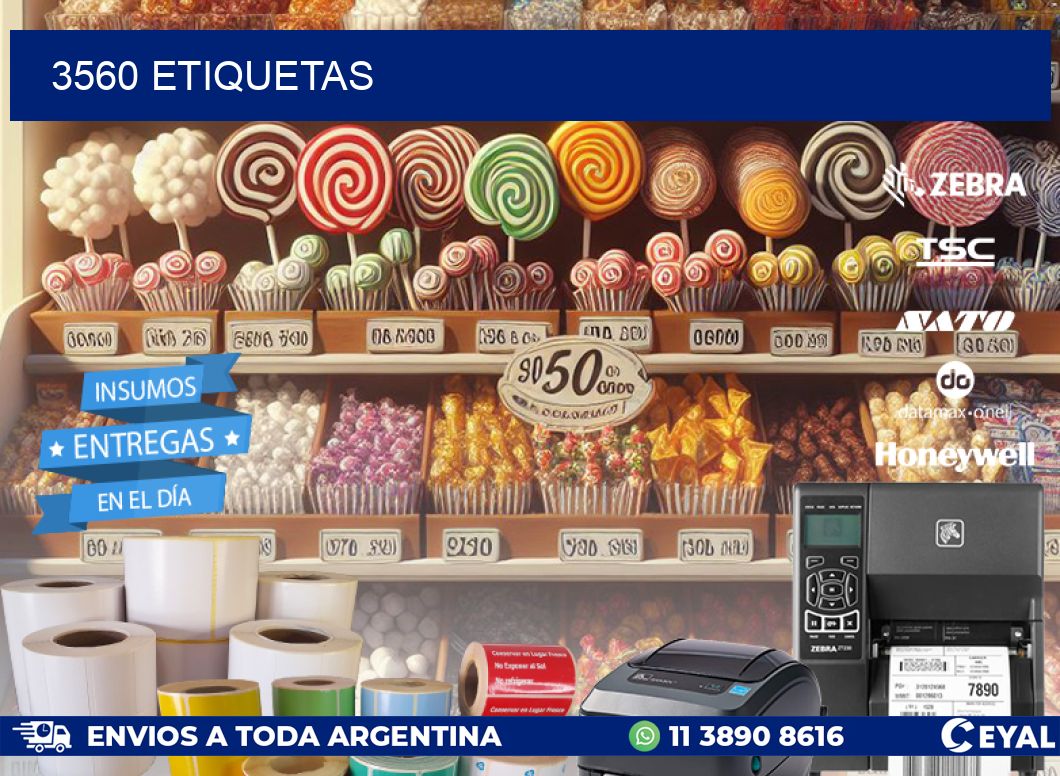 3560 ETIQUETAS