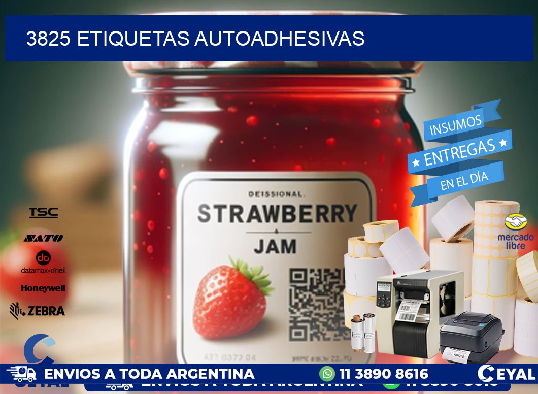 3825 ETIQUETAS AUTOADHESIVAS