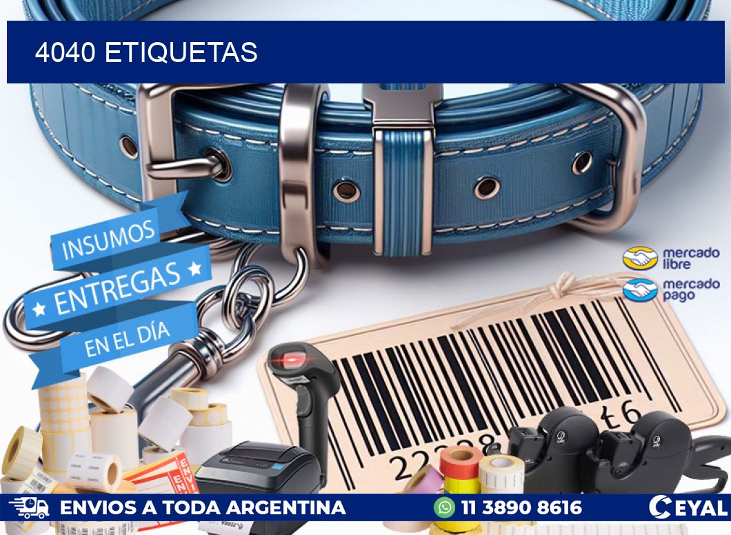 4040 ETIQUETAS
