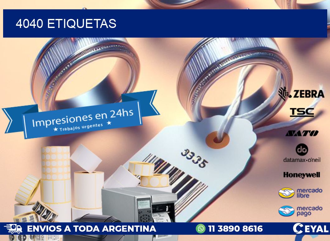 4040 ETIQUETAS