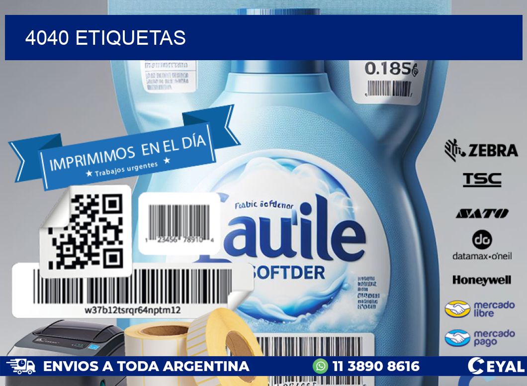 4040 ETIQUETAS
