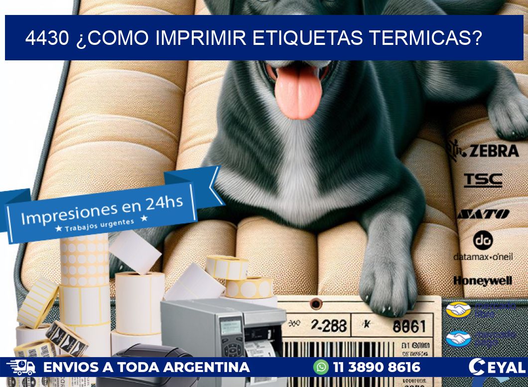 4430 ¿COMO IMPRIMIR ETIQUETAS TERMICAS?