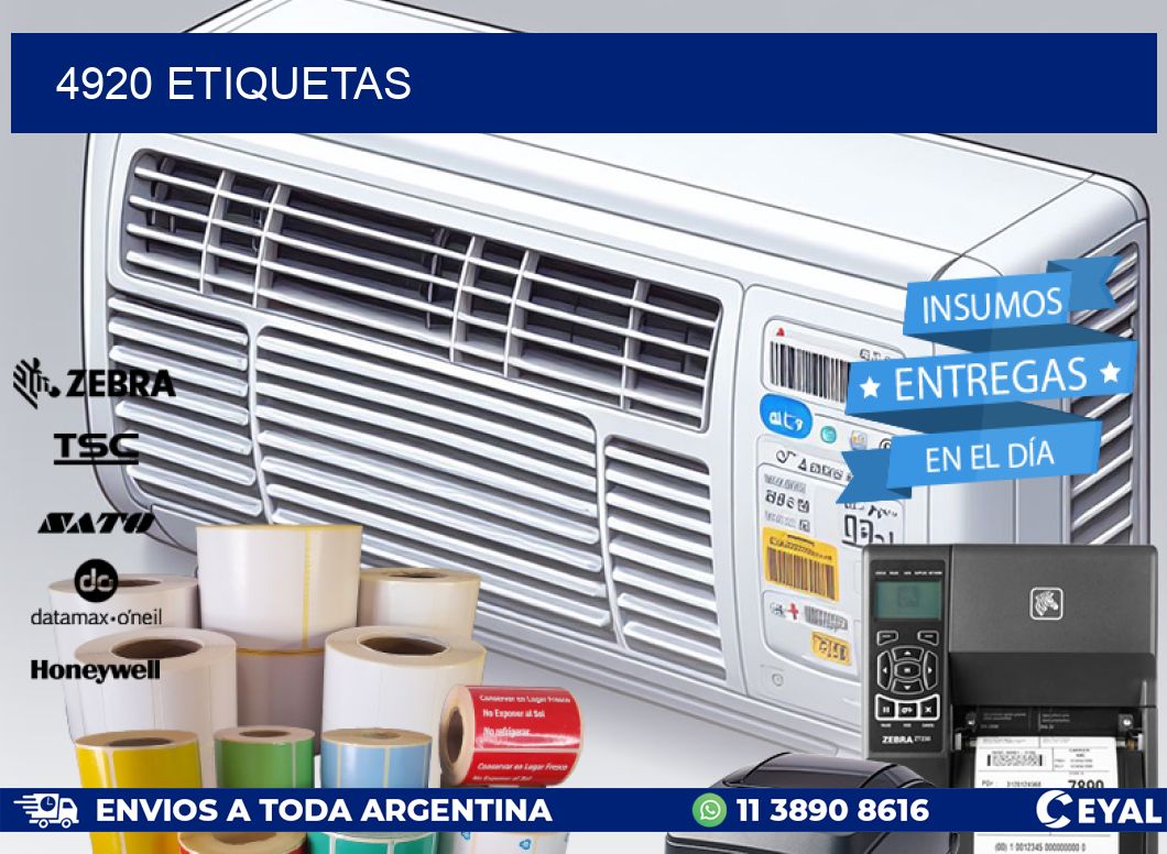 4920 ETIQUETAS