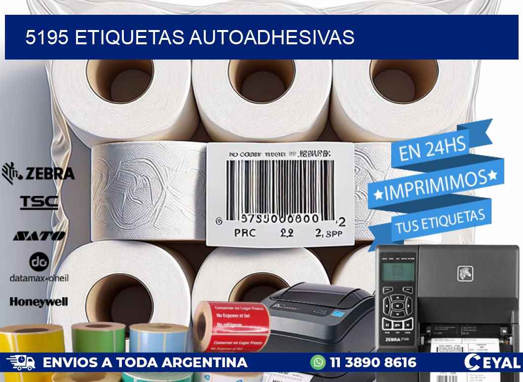 5195 ETIQUETAS AUTOADHESIVAS