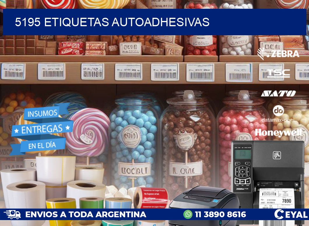 5195 ETIQUETAS AUTOADHESIVAS