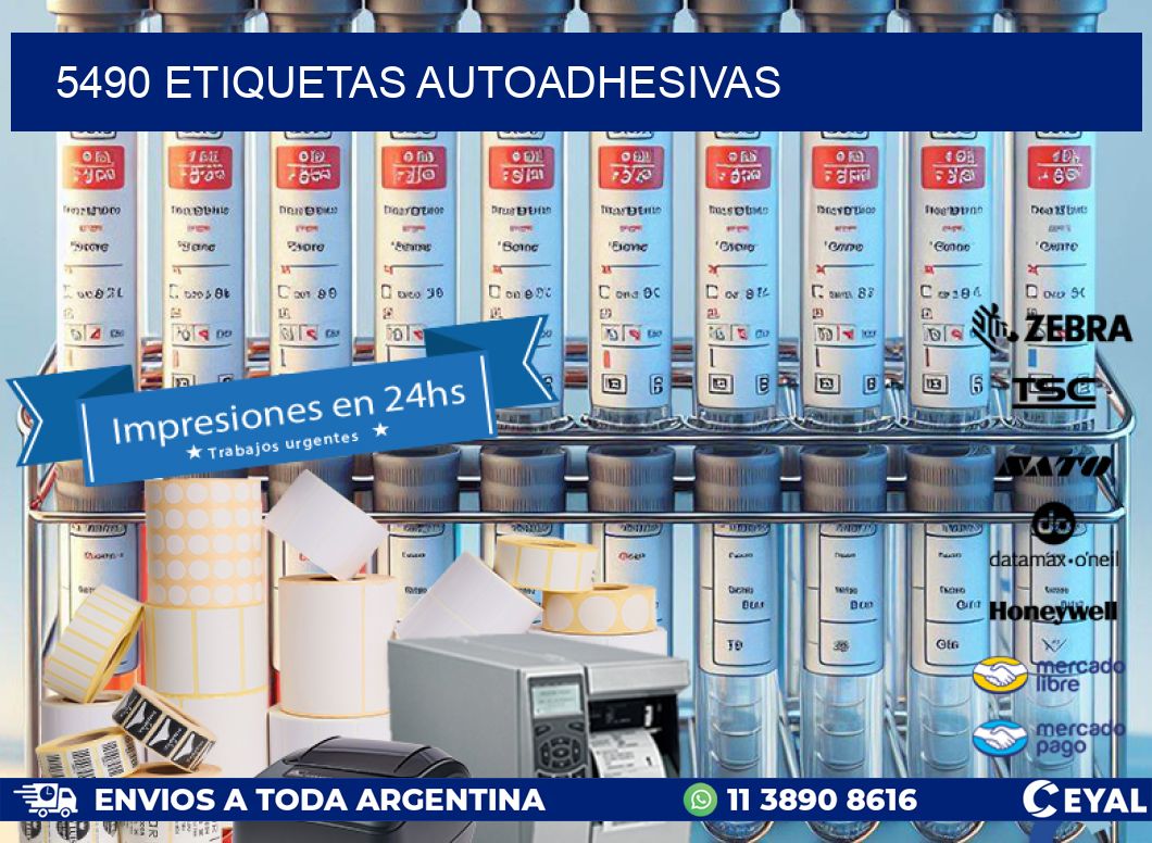 5490 ETIQUETAS AUTOADHESIVAS