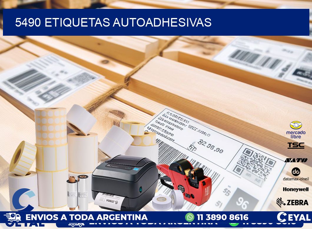 5490 ETIQUETAS AUTOADHESIVAS