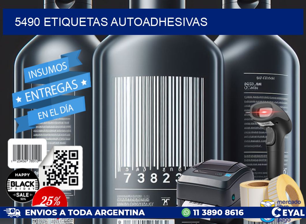 5490 ETIQUETAS AUTOADHESIVAS