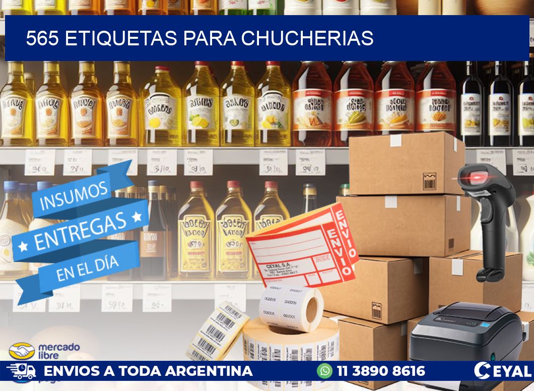 565 ETIQUETAS PARA CHUCHERIAS