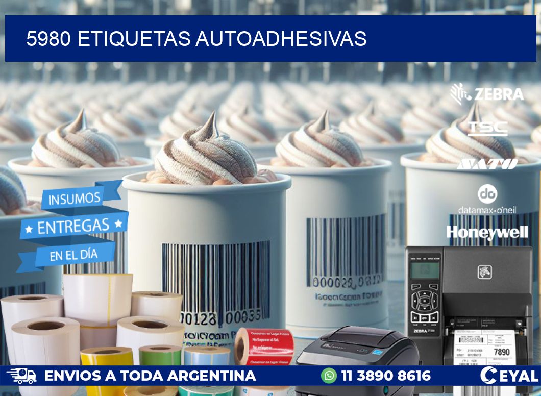 5980 ETIQUETAS AUTOADHESIVAS