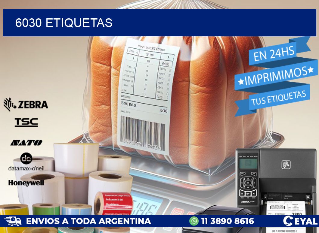 6030 ETIQUETAS
