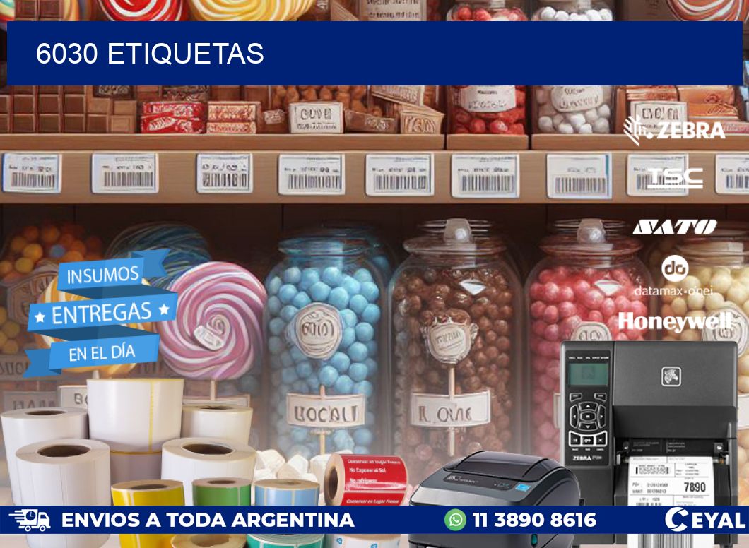 6030 ETIQUETAS